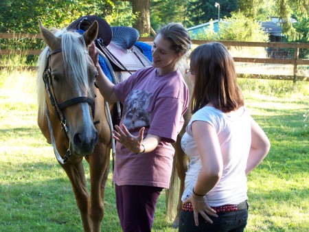 Picture of a session with a teen girl.